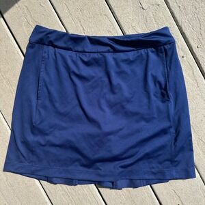 EP New York Golf Skort Athletic Pleated Pockets Activewear Blue Size‎ S
